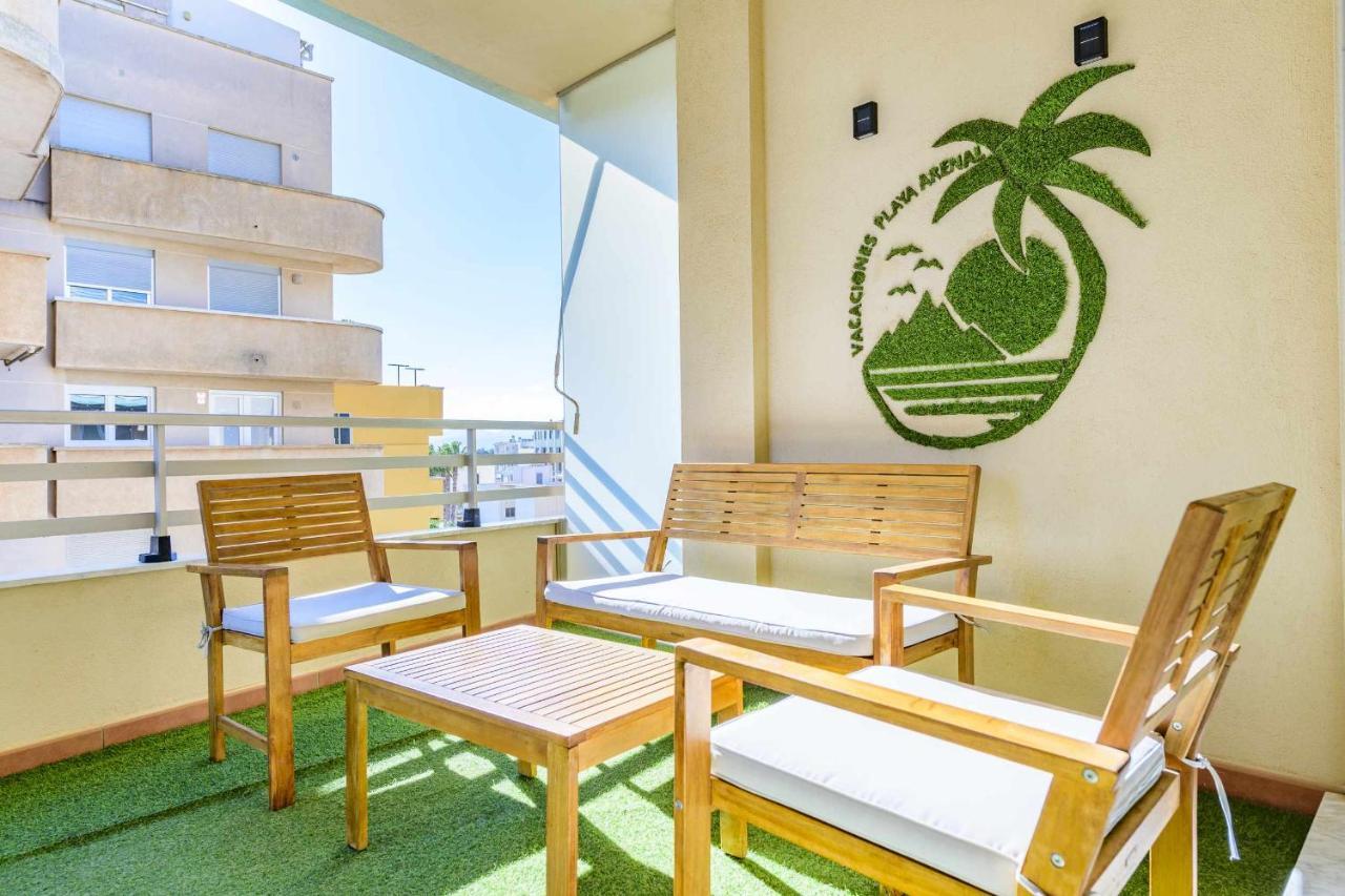 Apart Port Arenal Con Terraza Y Piscina Burriana Ngoại thất bức ảnh