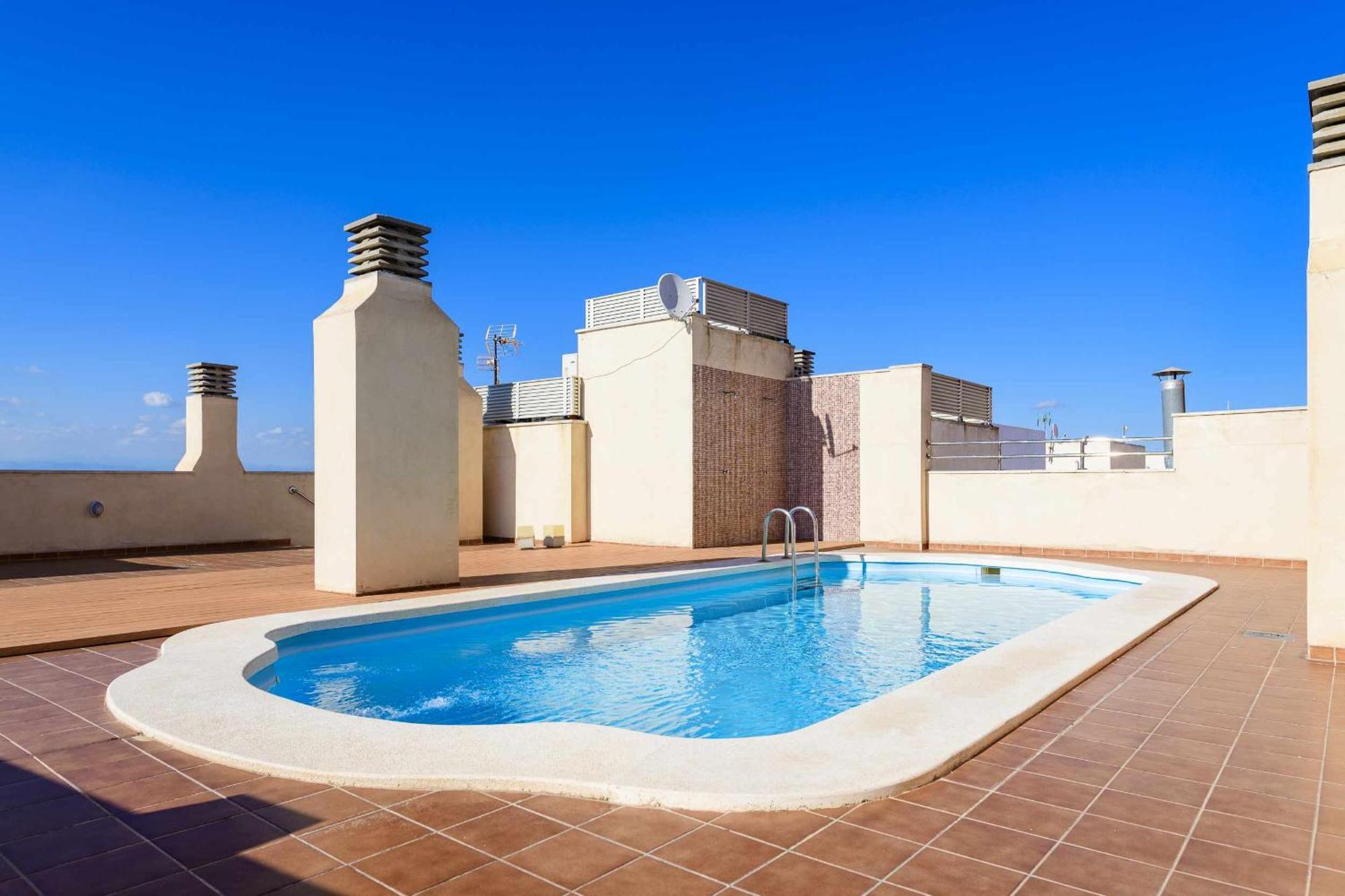 Apart Port Arenal Con Terraza Y Piscina Burriana Ngoại thất bức ảnh