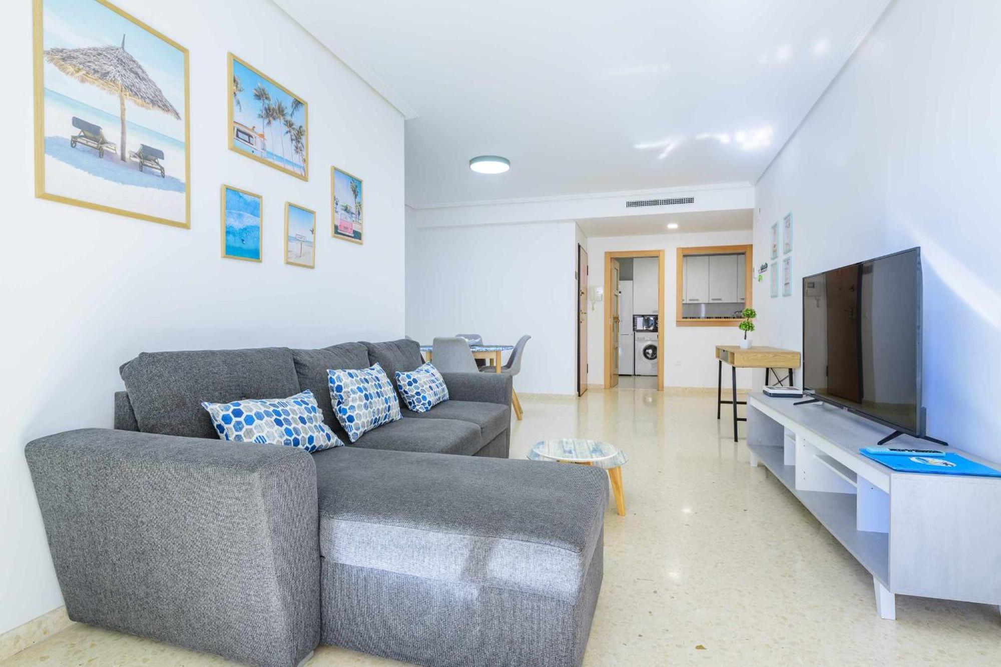 Apart Port Arenal Con Terraza Y Piscina Burriana Ngoại thất bức ảnh